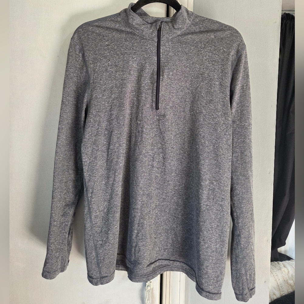 2/$5 Men's Lightweight Quarter Zip - Picture 2 of 4